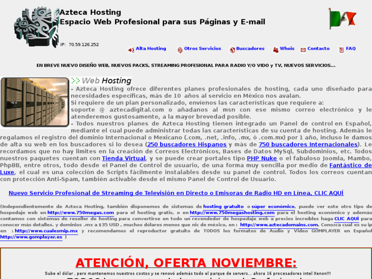 www.aztecahosting.net