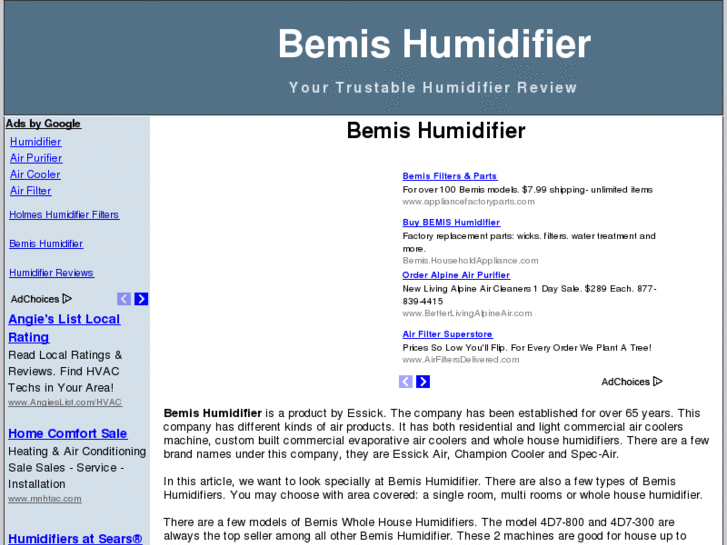 www.bemishumidifier1.com