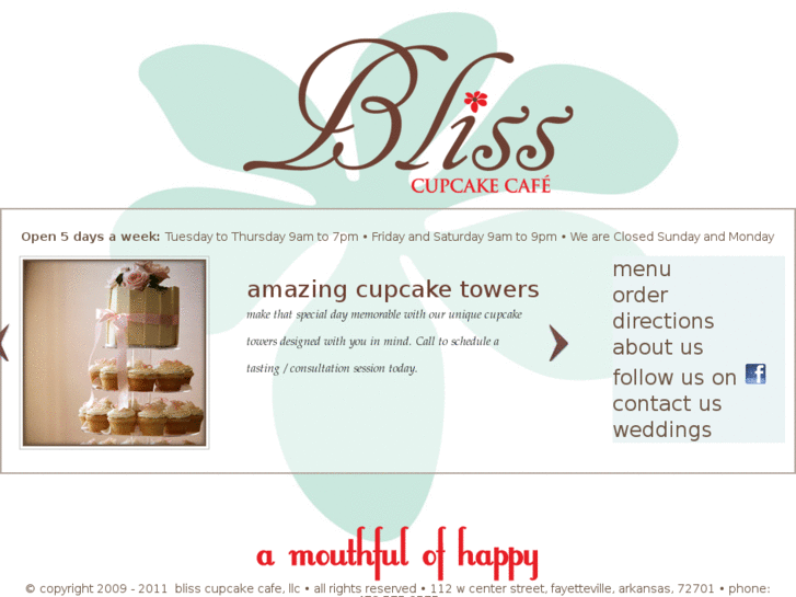 www.blisscupcakecafe.com