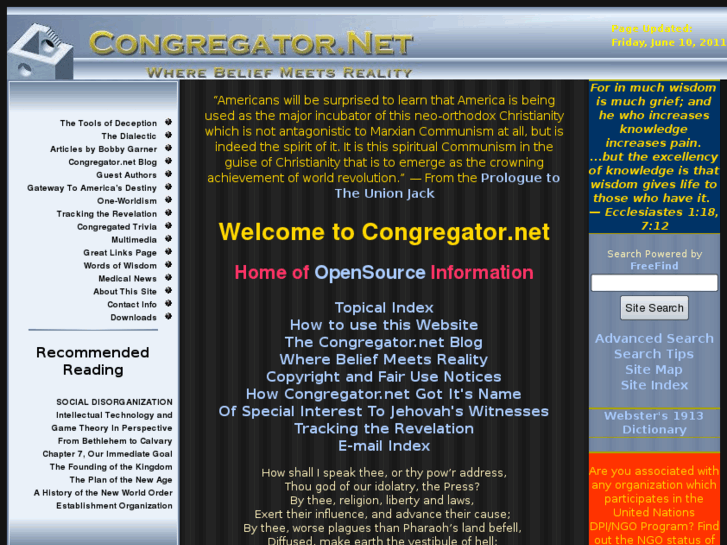 www.congregator.net