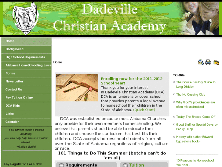 www.dadevillechristianacademy.com