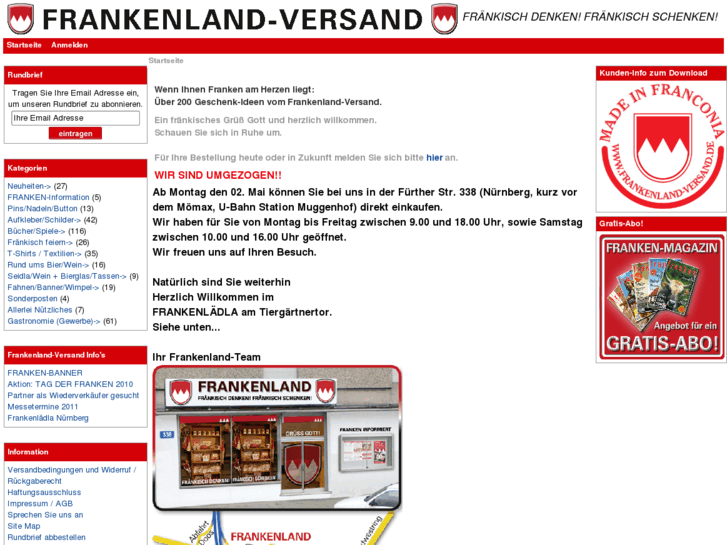 www.frankenlandversand.de