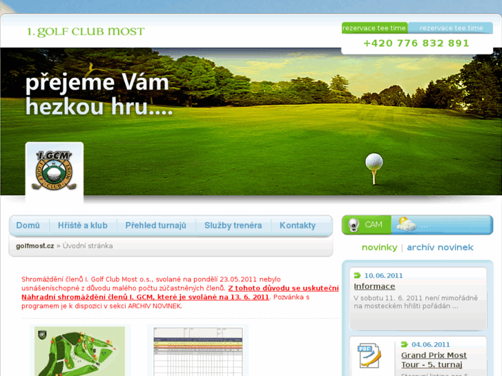 www.golfmost.cz