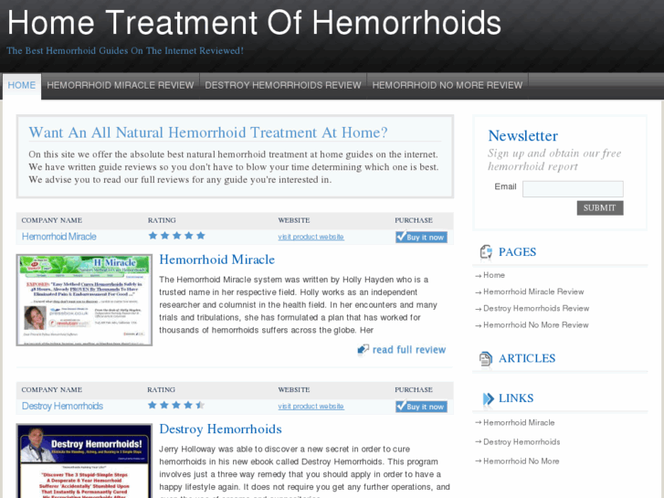 www.hometreatmentofhemorrhoids.com