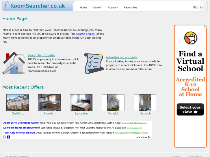 www.roomsearcher.co.uk