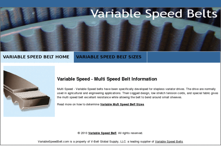 www.variablespeedbelt.com