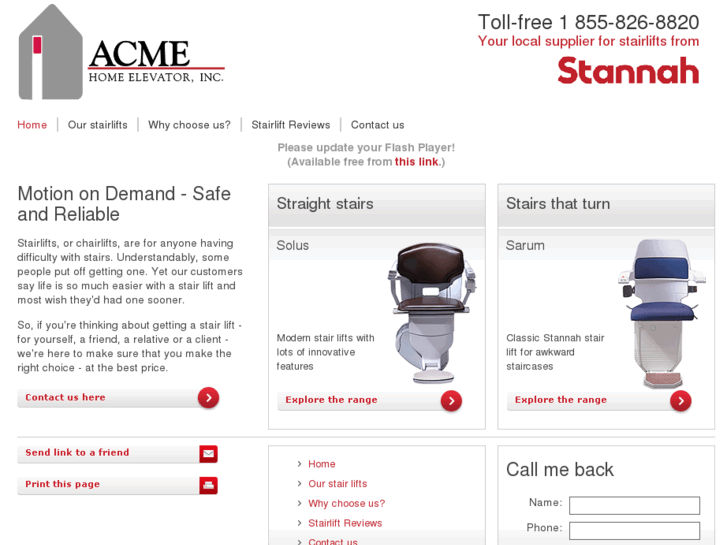 www.acmestairlifts.com