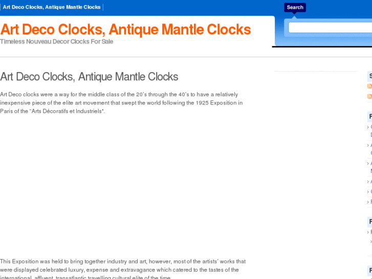 www.artdecoclocks.org