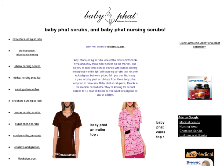 www.babyphatnursingscrubs.com