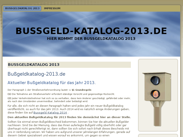 www.bussgeldkatalog-2013.de