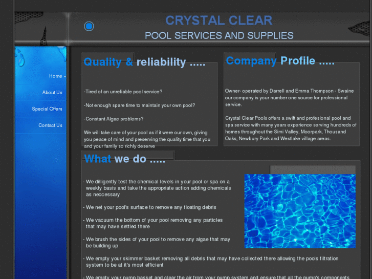 www.crystalclearpool.net