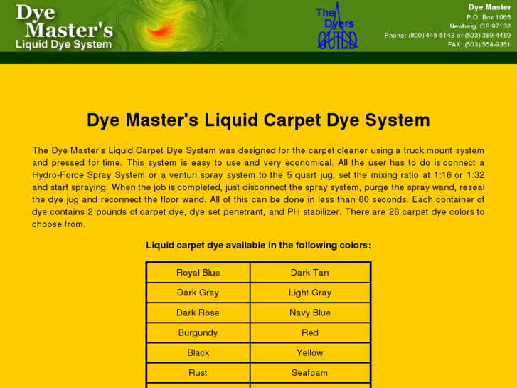 www.dyemasterdyes.com