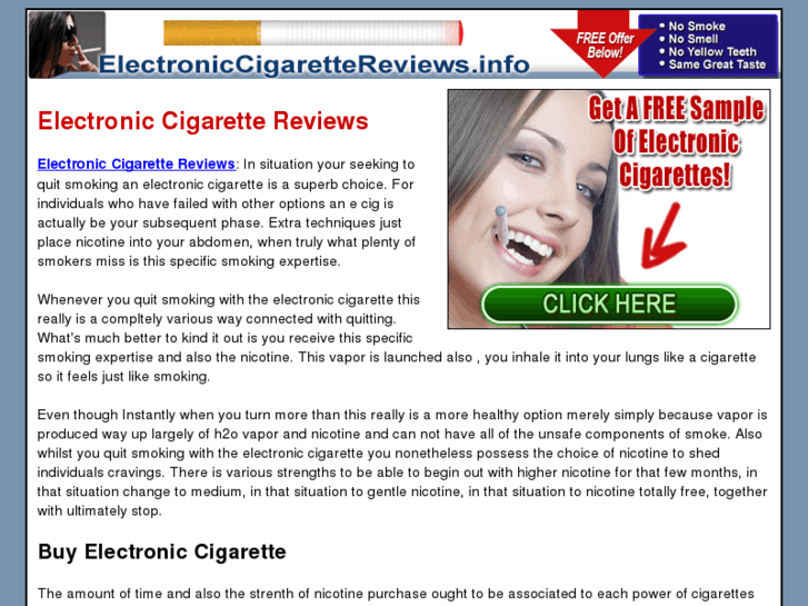 www.electroniccigarettereviews.info