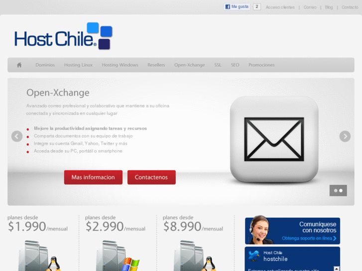 www.hostchile.cl