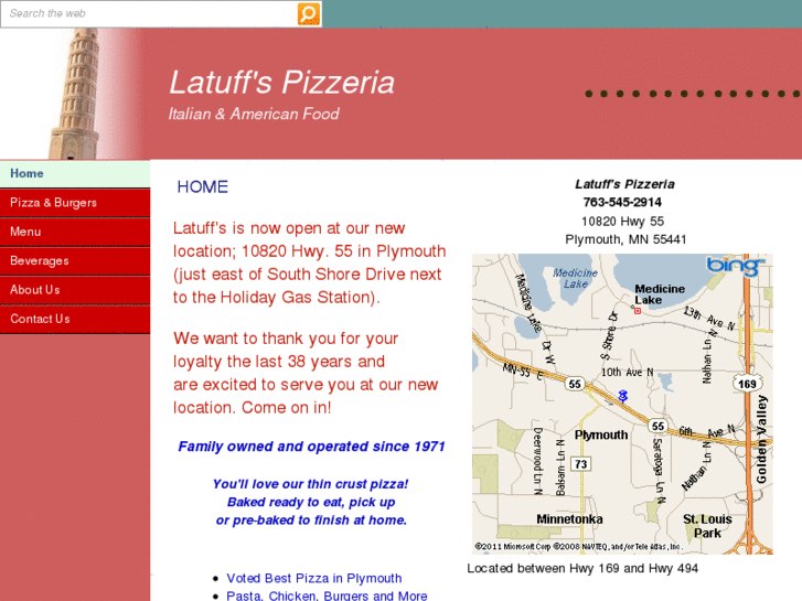 www.latuffspizzeria.com