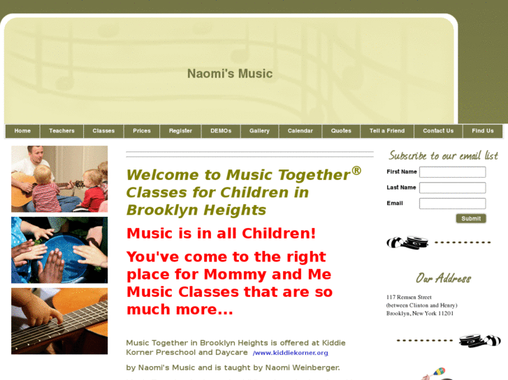 www.musictogetheratkiddiekorner.com