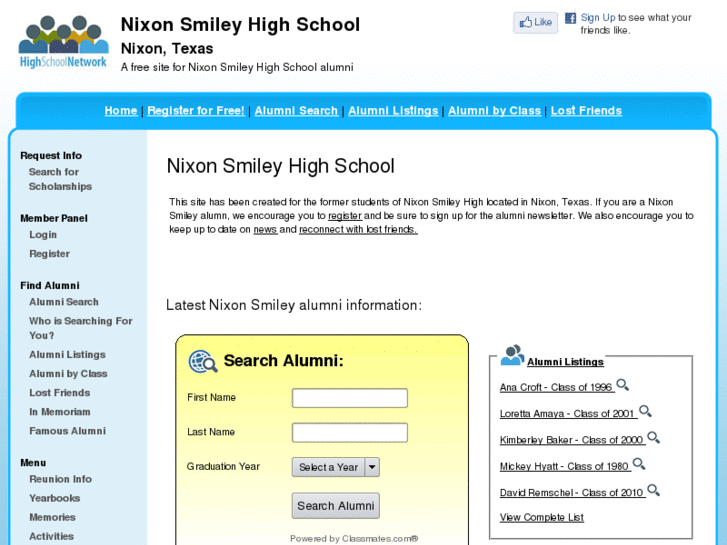 www.nixonsmileyhighschool.com