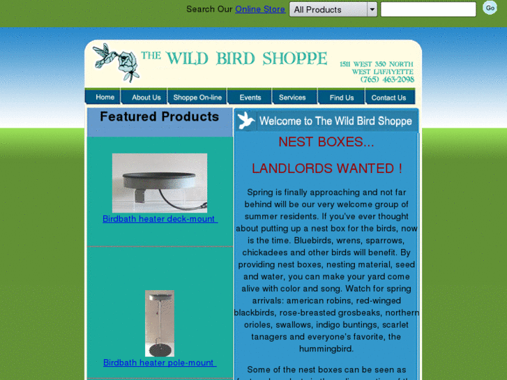 www.wildbirdshoppe.com