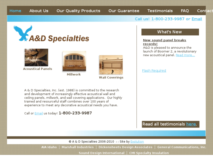 www.a-d-acousticalpanels.com