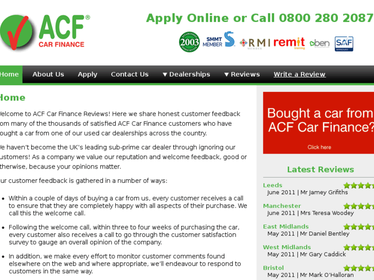 www.acfcarfinancereviews.com