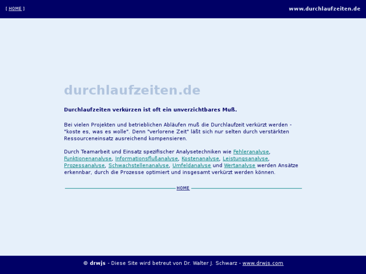 www.durchlaufzeiten.de