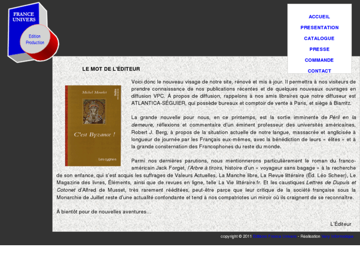 www.editionsfranceunivers.com