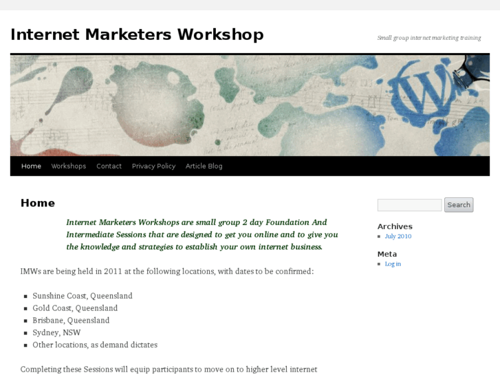 www.internetmarketersworkshop.com