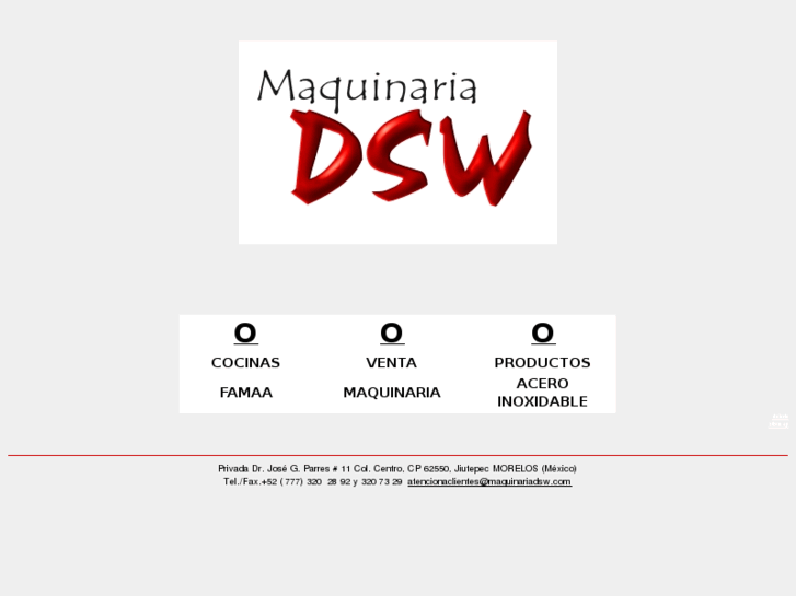 www.maquinariadsw.com