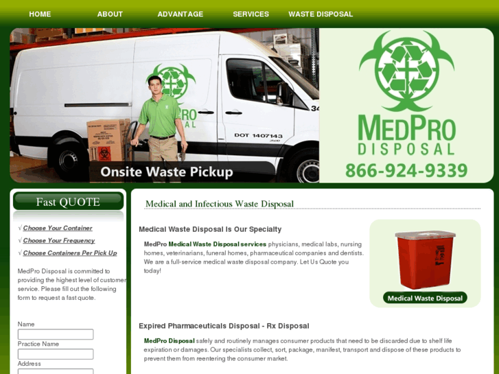 www.medicalwastedisposalin.com