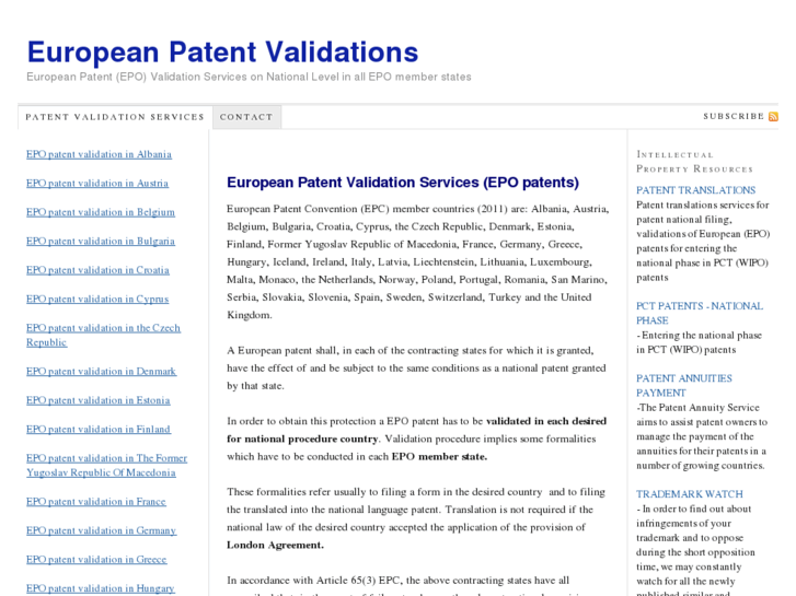 www.patent-validations.com