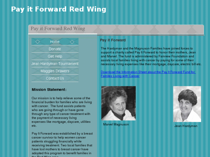 www.payitforwardredwing.org