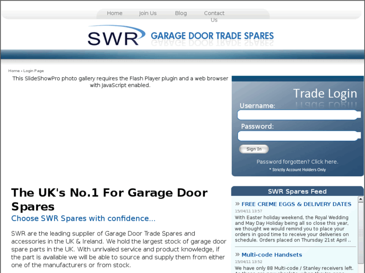 www.swrspares.com