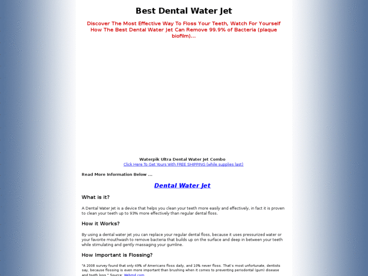 www.bestdentalwaterjet.com