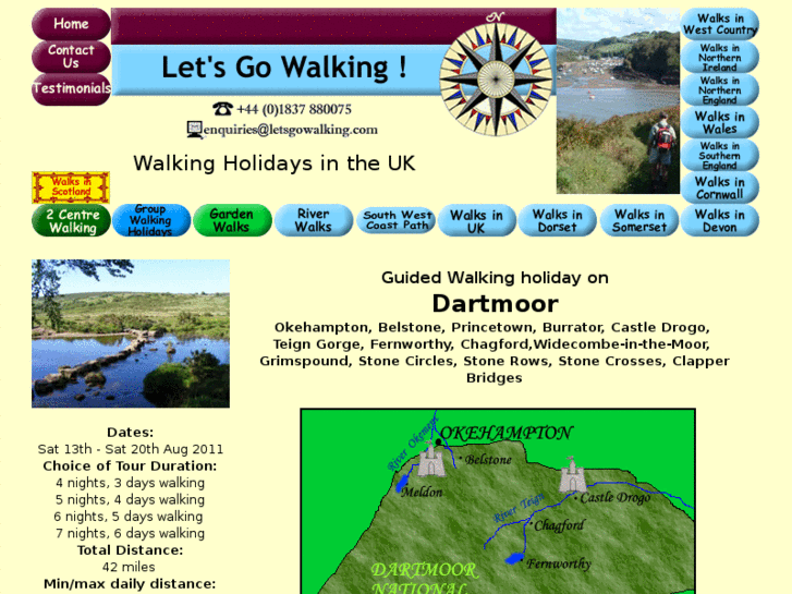 www.dartmoorwalkingholidays.com