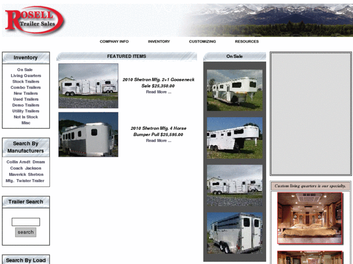 www.newusedhorsetrailers.com