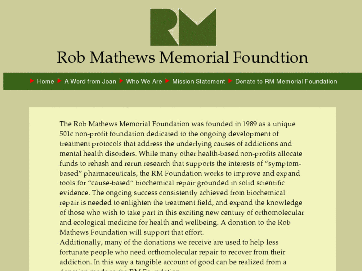 www.robmathewsfoundation.org