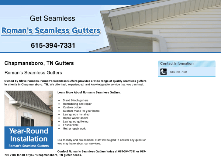 www.romansseamlessgutters.com