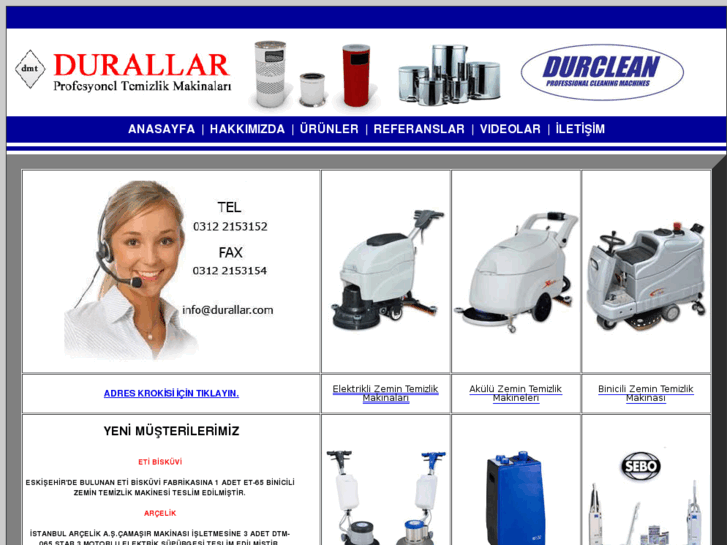 www.durcleantemizlikmakinalari.com