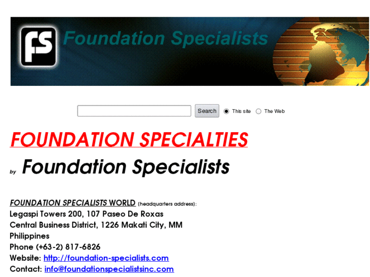 www.foundationspecialties.info