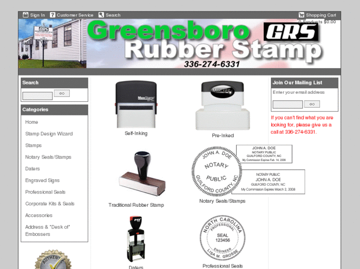 www.greensbororubberstamp.com