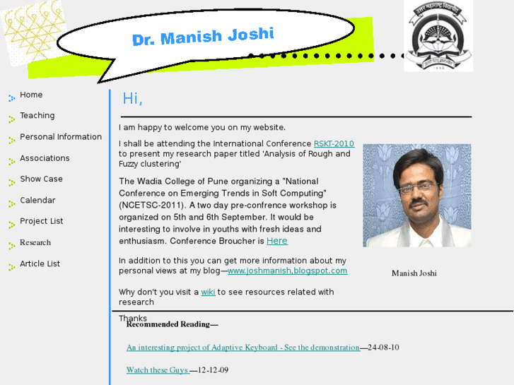 www.manishjoshi.info