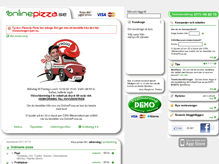 www.pizzeriaparis.se