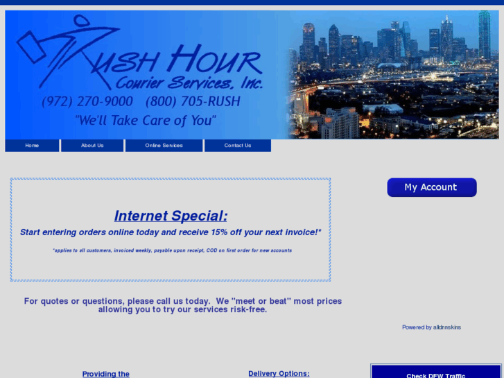 www.rushhourcouriers.com