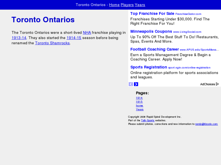 www.torontoontarios.com