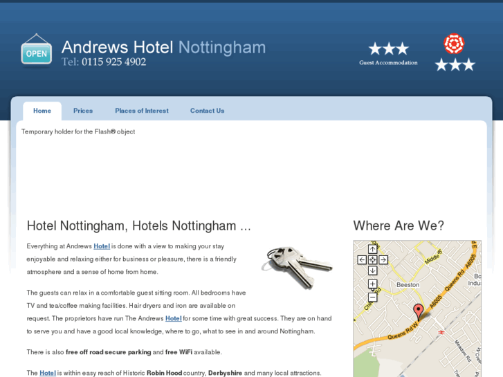 www.andrewshotelnottingham.com