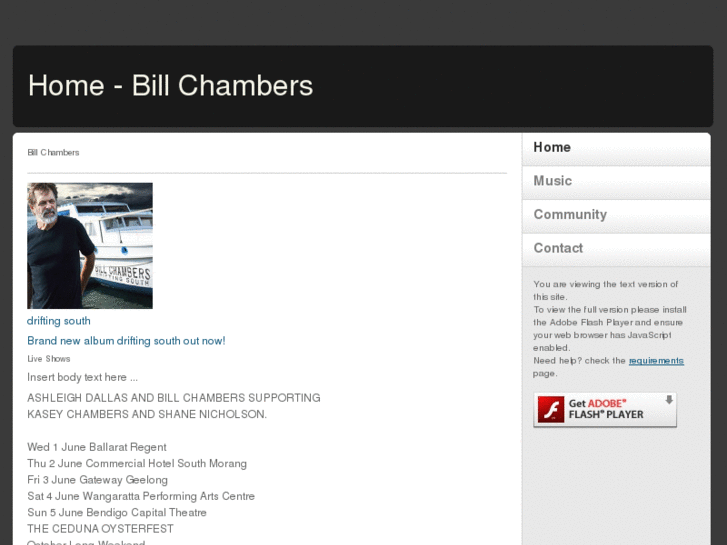 www.billchambersmusic.com