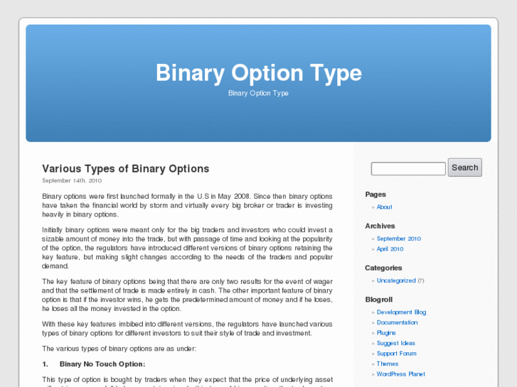 www.binaryoptiontypes.com