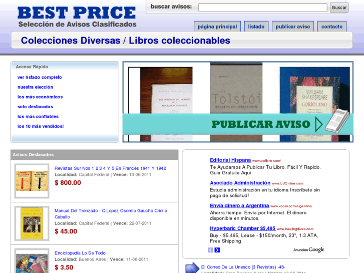 www.coleccionalibros.com.ar