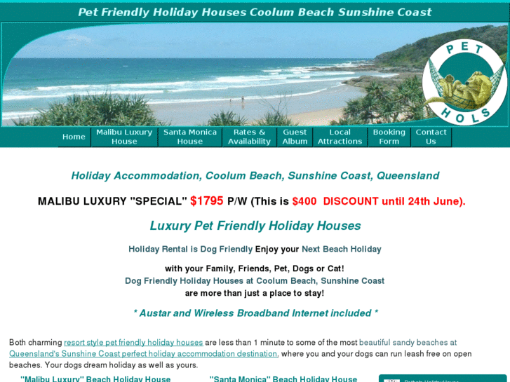 www.coolumsunshinecoastpetfriendlyholidayhouse.com.au