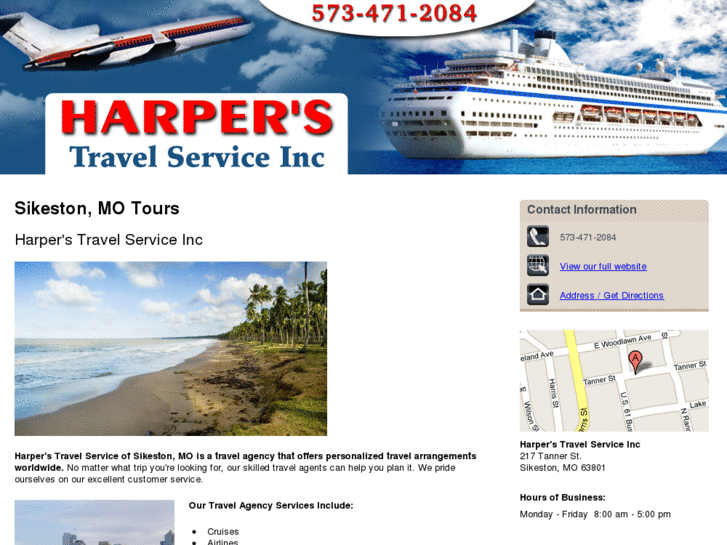 www.harperstravelservice.net